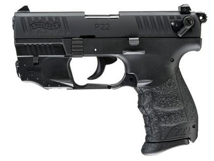Walther P22Q .22LR 10rd Magazine 3.4" Barrel Black w/Laser